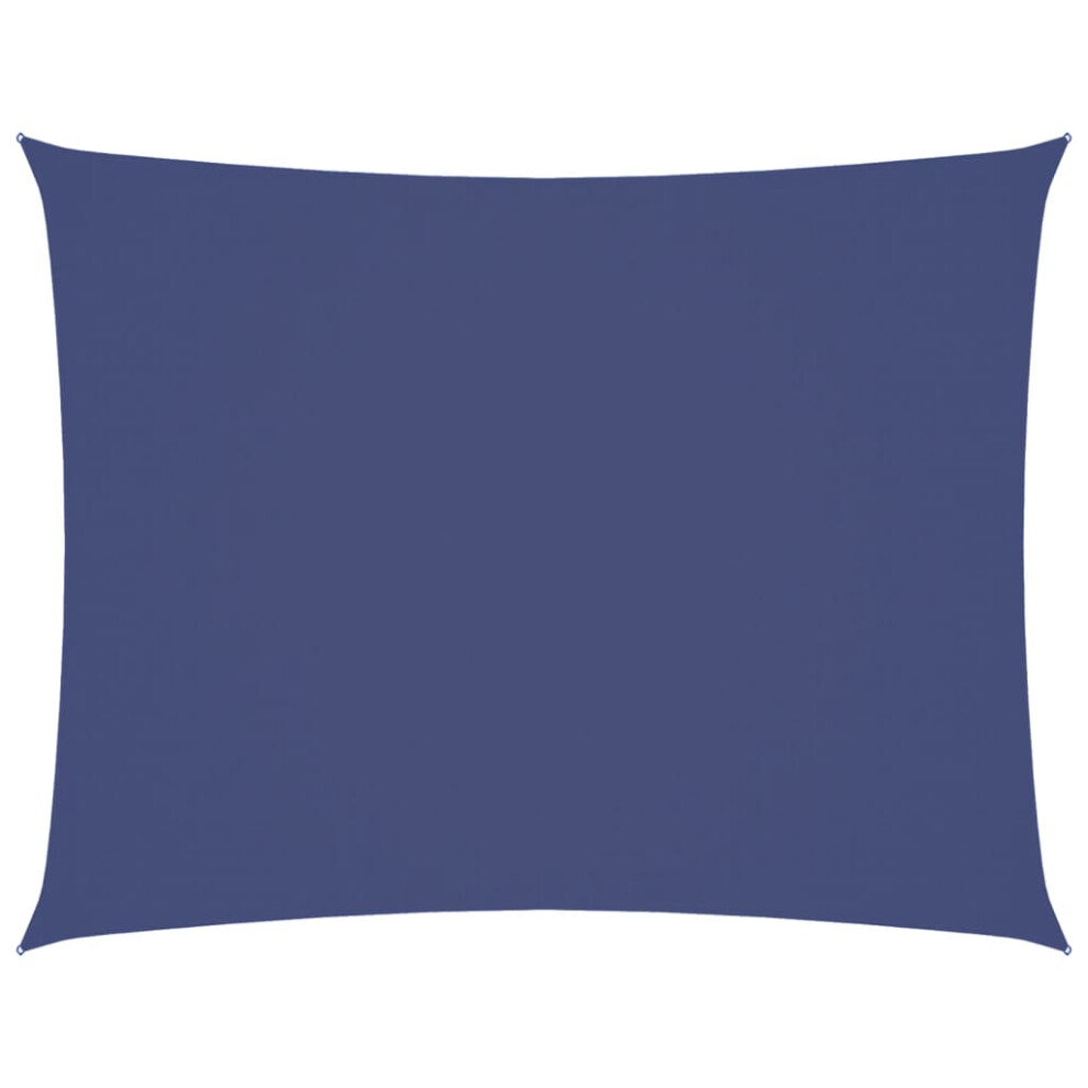 Vidaxl (Blue, 2 X 3.5 M) Sunshade Sail Oxford Fabric Rectangular Patio Shade Sunscreen Canopy