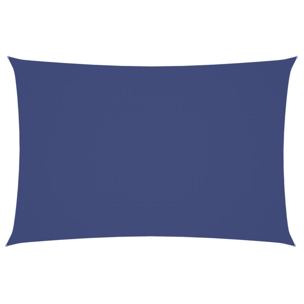 Vidaxl (Blue, 2 X 4 M) Sunshade Sail Oxford Fabric Rectangular Patio Shade Sunscreen Canopy