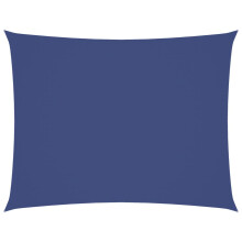 (blue, 3 x 4 m) vidaXL Sunshade Sail Oxford Fabric Rectangular Patio Shade Sunscreen Canopy
