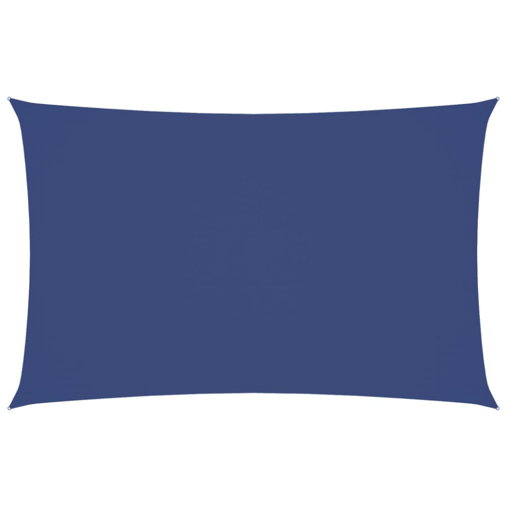 Vidaxl (Blue, 2.5 X 5 M) Sunshade Sail Oxford Fabric Rectangular Patio Shade Sunscreen Canopy