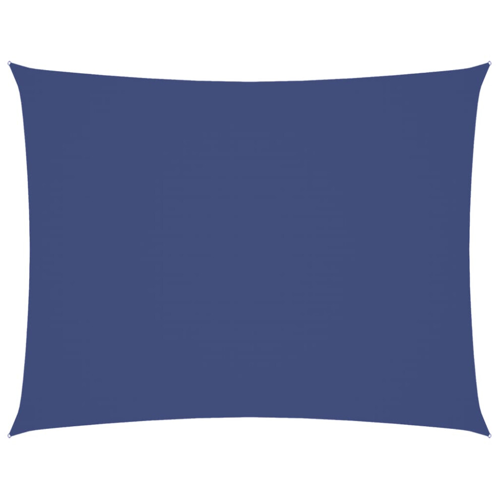 Vidaxl (Blue, 3.5 X 5 M) Sunshade Sail Oxford Fabric Rectangular Patio Shade Sunscreen Canopy