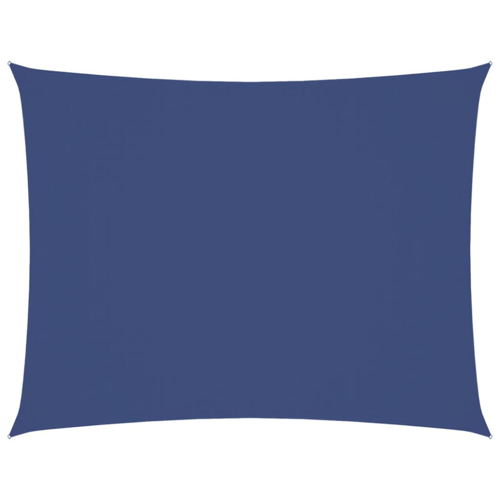 Vidaxl (Blue, 3 X 6 M) Sunshade Sail Oxford Fabric Rectangular Patio Shade Sunscreen Canopy