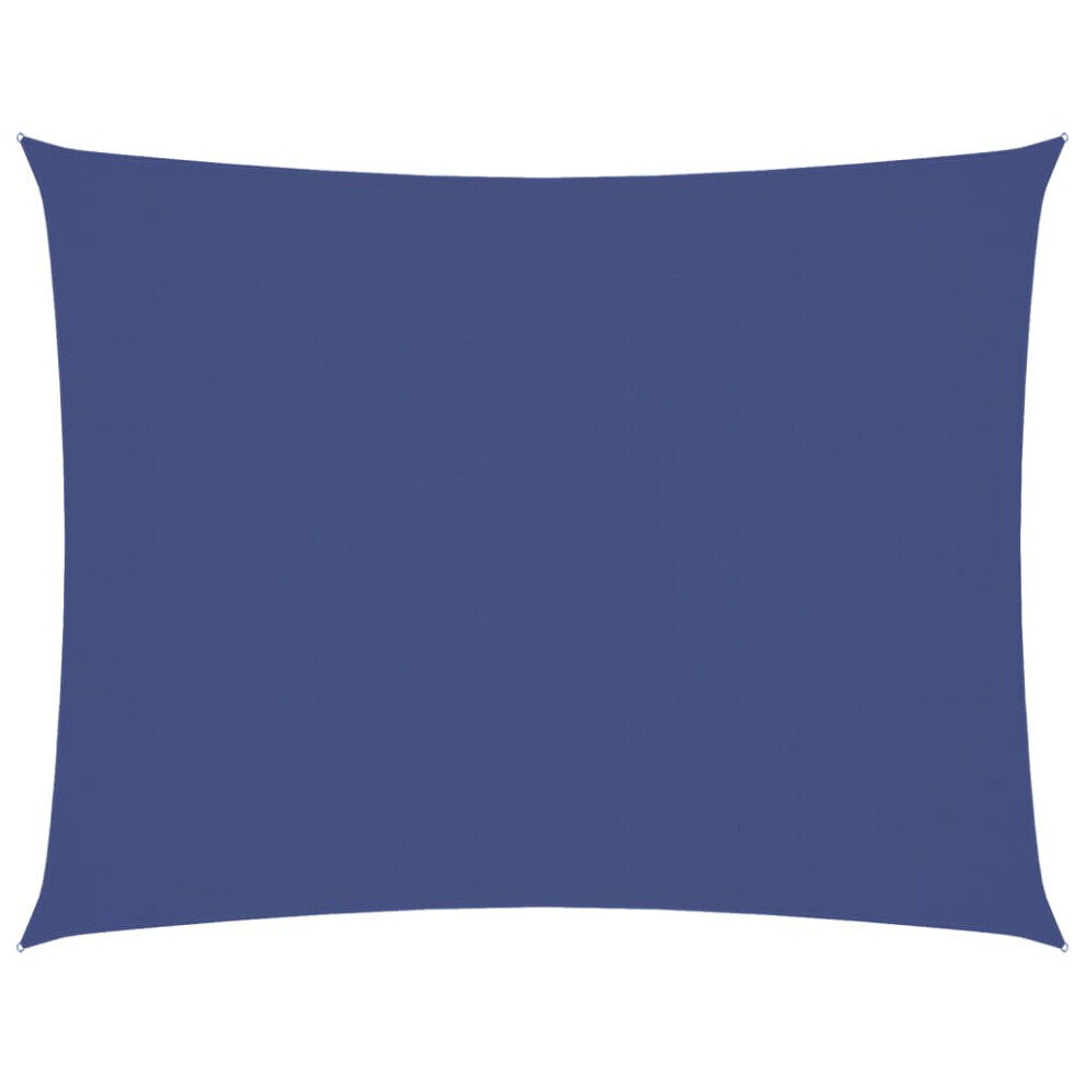 Vidaxl (Blue, 3 X 4.5 M) Sunshade Sail Oxford Fabric Rectangular Patio Shade Sunscreen Canopy