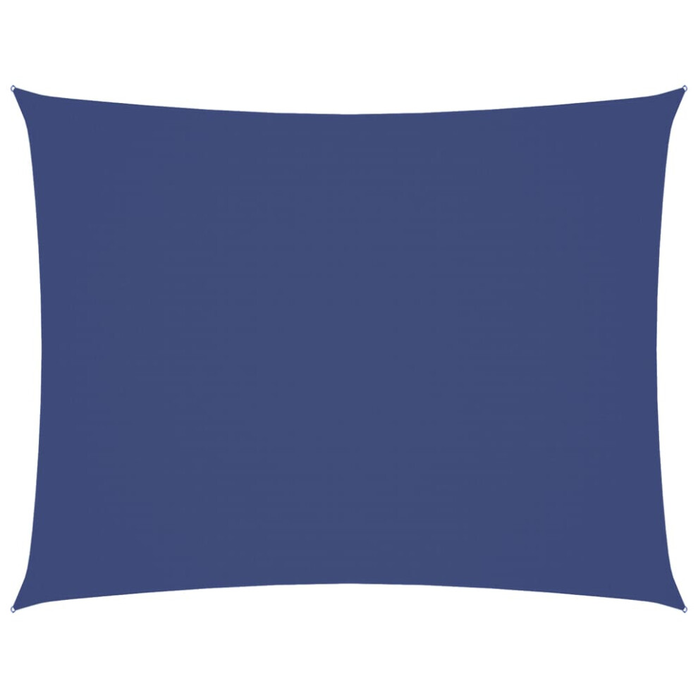 Vidaxl (Blue, 4 X 5 M) Sunshade Sail Oxford Fabric Rectangular Patio Shade Sunscreen Canopy
