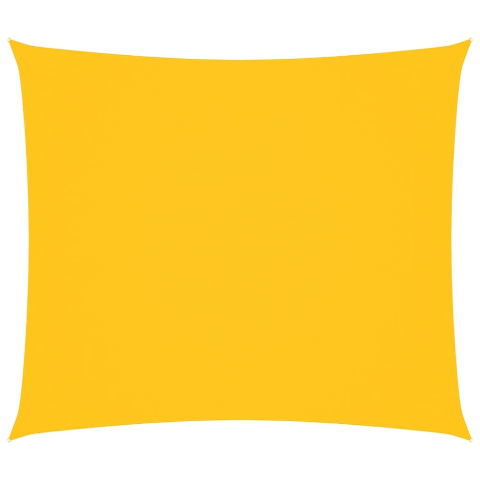 Vidaxl (Yellow, 2 X 2.5 M) Sunshade Sail Oxford Fabric Rectangular Patio Shade Sunscreen Canopy