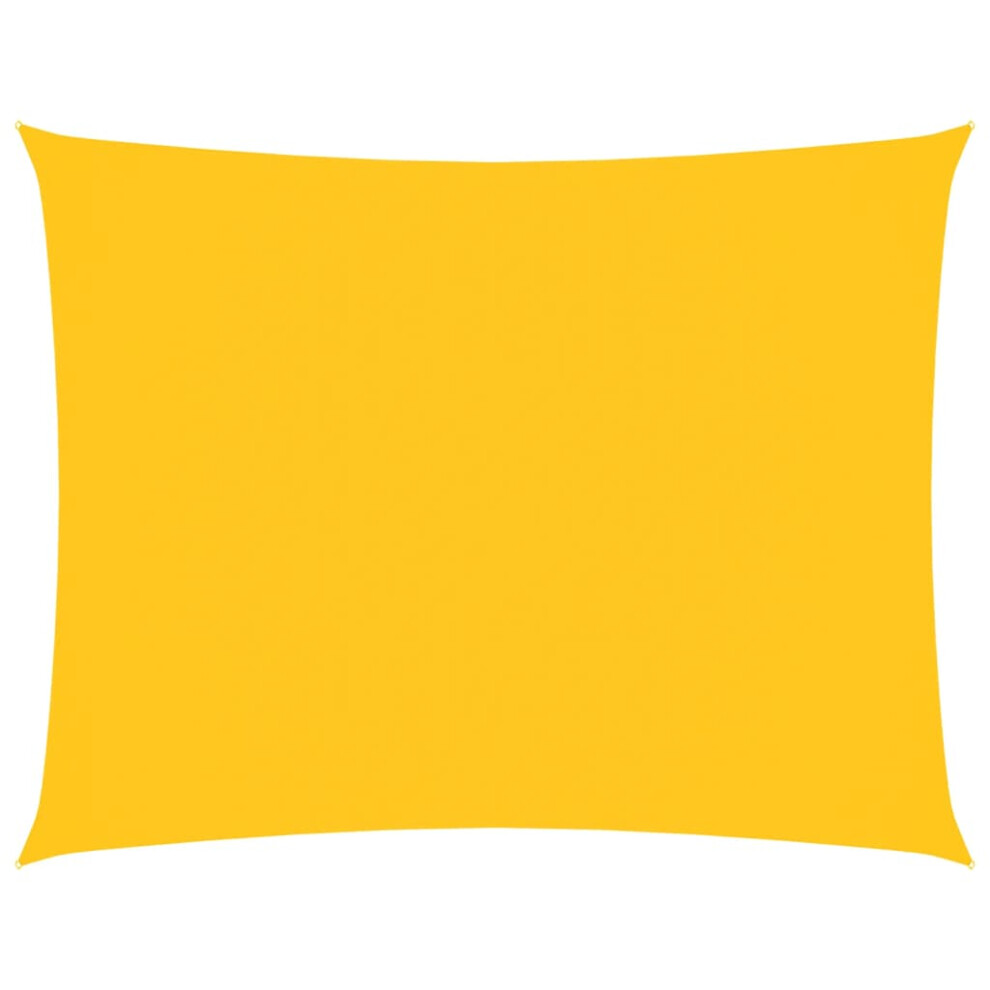 Vidaxl (Yellow, 2 X 3.5 M) Sunshade Sail Oxford Fabric Rectangular Patio Shade Sunscreen Canopy