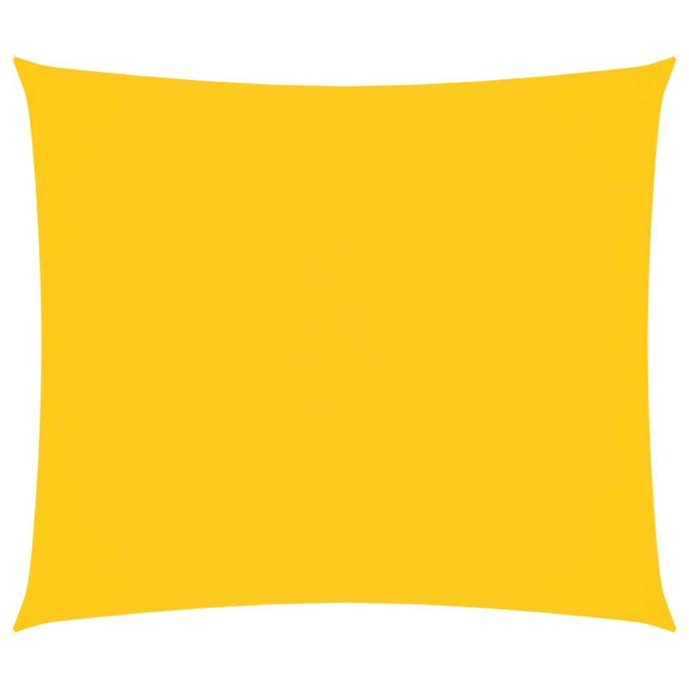Vidaxl (Yellow, 2.5 X 3 M) Sunshade Sail Oxford Fabric Rectangular Patio Shade Sunscreen Canopy