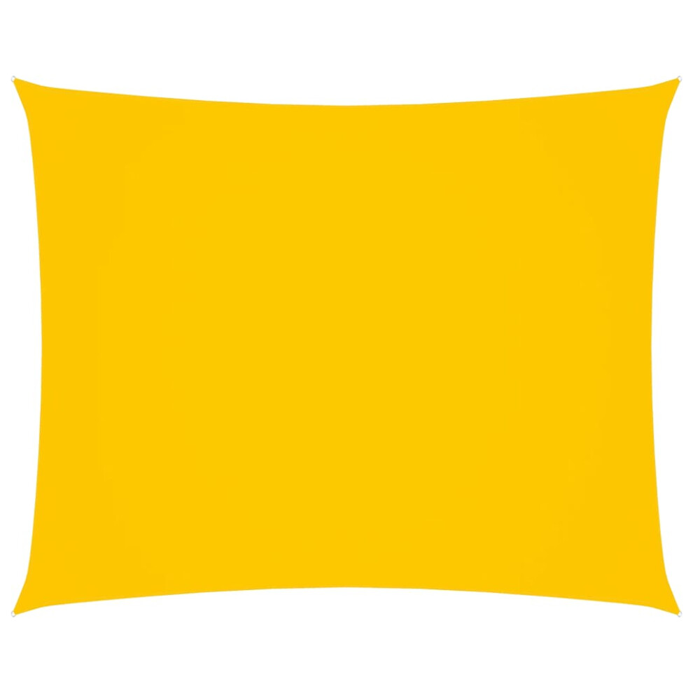 Vidaxl (Yellow, 2.5 X 4.5 M) Sunshade Sail Oxford Fabric Rectangular Patio Shade Sunscreen Canopy