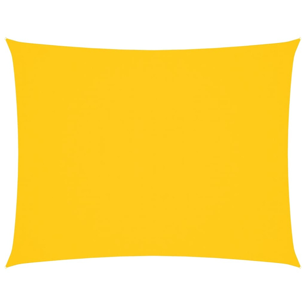 Vidaxl (Yellow, 3 X 6 M) Sunshade Sail Oxford Fabric Rectangular Patio Shade Sunscreen Canopy