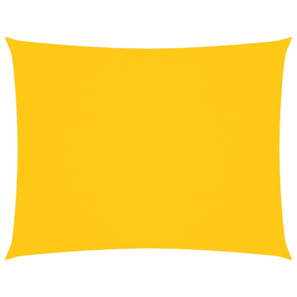 Vidaxl (Yellow, 3.5 X 4.5 M) Sunshade Sail Oxford Fabric Rectangular Patio Shade Sunscreen Canopy