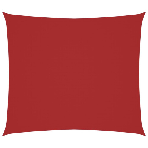 (red, 2 x 2.5 m) vidaXL Sunshade Sail Oxford Fabric Rectangular Patio Shade Sunscreen Canopy
