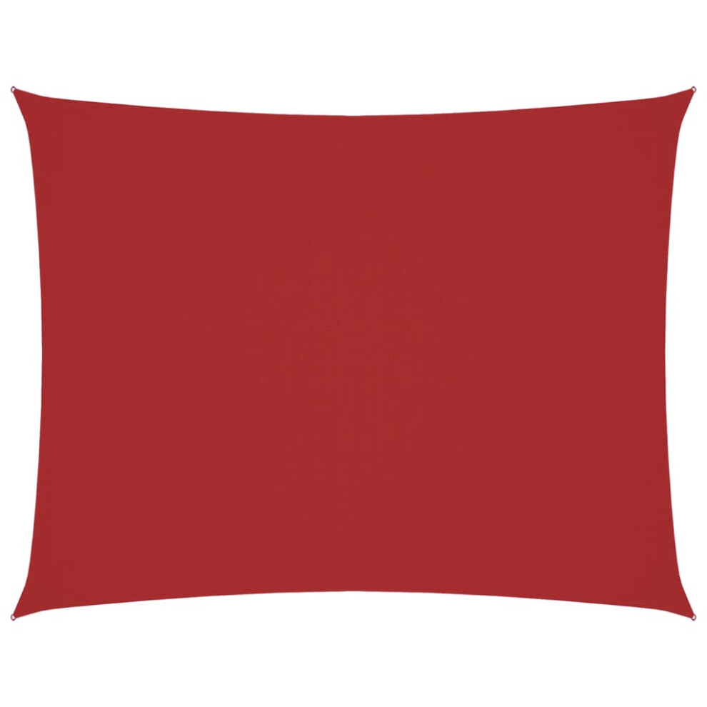 Vidaxl (Red, 2 X 3.5 M) Sunshade Sail Oxford Fabric Rectangular Patio Shade Sunscreen Canopy