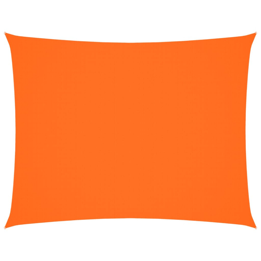 Vidaxl (Orange, 2 X 3 M) Sunshade Sail Oxford Fabric Rectangular Patio Shade Sunscreen Canopy