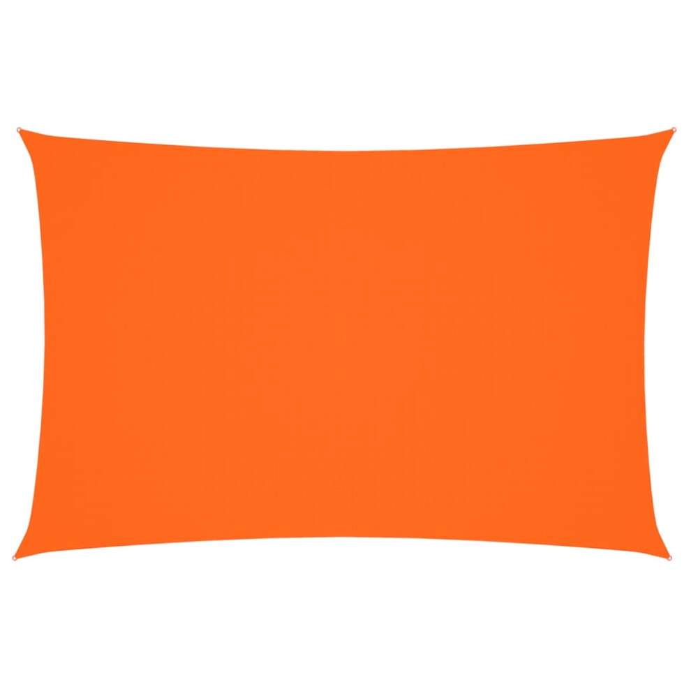 Vidaxl (Orange, 2 X 4 M) Sunshade Sail Oxford Fabric Rectangular Patio Shade Sunscreen Canopy