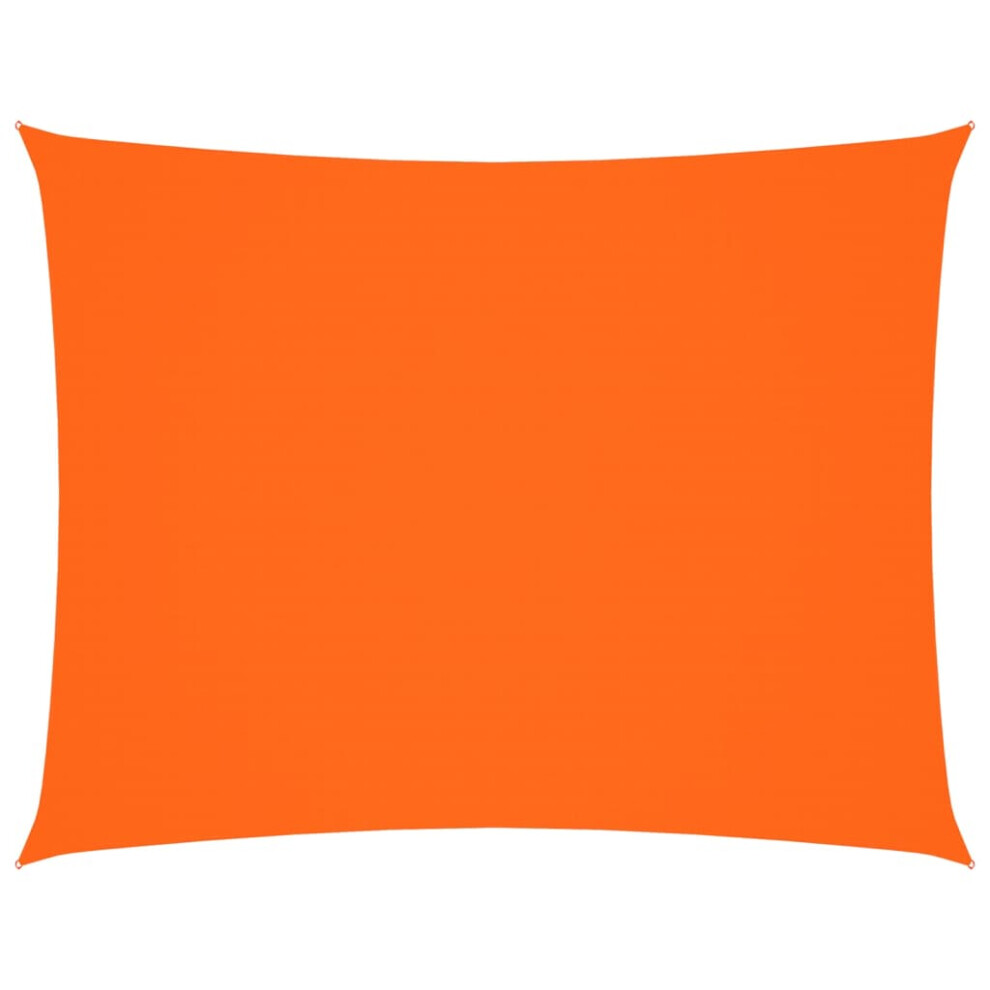 Vidaxl (Orange, 3.5 X 4.5 M) Sunshade Sail Oxford Fabric Rectangular Patio Shade Sunscreen Canopy