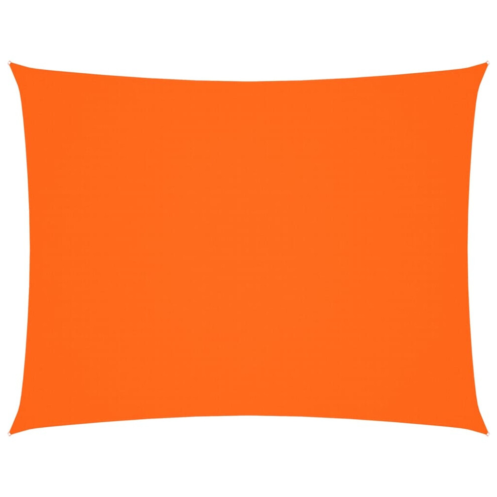 Vidaxl (Orange, 5 X 6 M) Sunshade Sail Oxford Fabric Rectangular Patio Shade Sunscreen Canopy