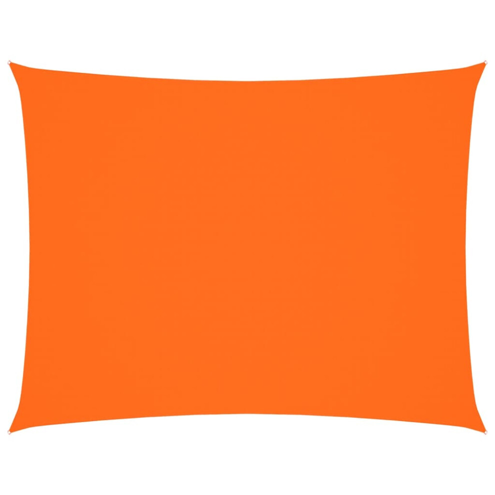 Vidaxl (Orange, 3.5 X 5 M) Sunshade Sail Oxford Fabric Rectangular Patio Shade Sunscreen Canopy