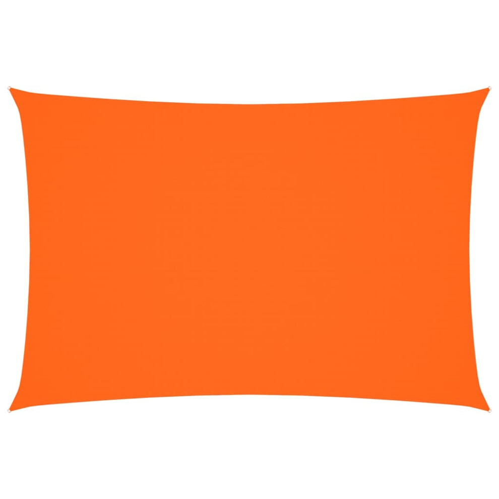 Vidaxl (Orange, 2.5 X 4.5 M) Sunshade Sail Oxford Fabric Rectangular Patio Shade Sunscreen Canopy