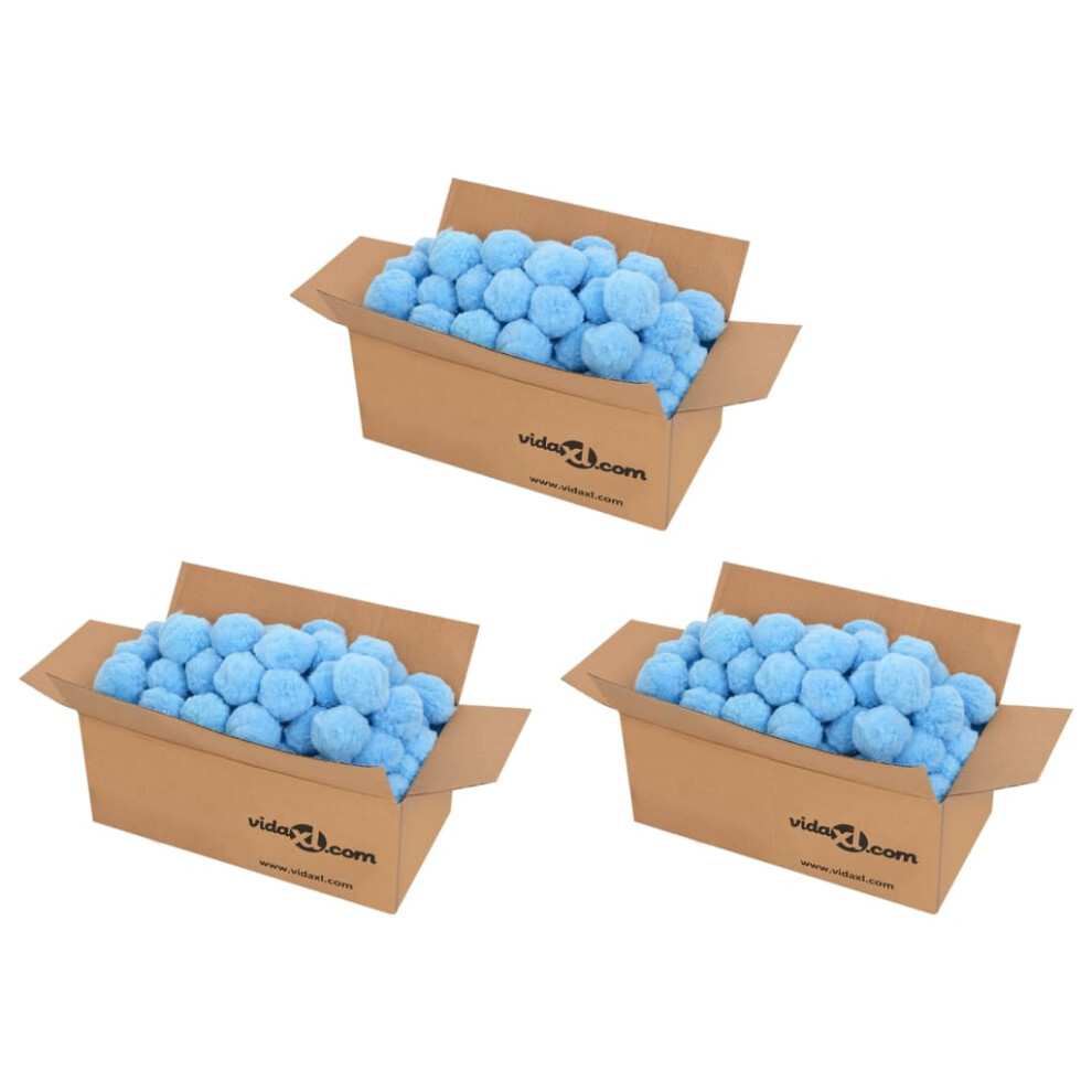 Vidaxl Anti Bacteria Pool Filter Balls Blue 2100 G Polyethylene Ball Filter