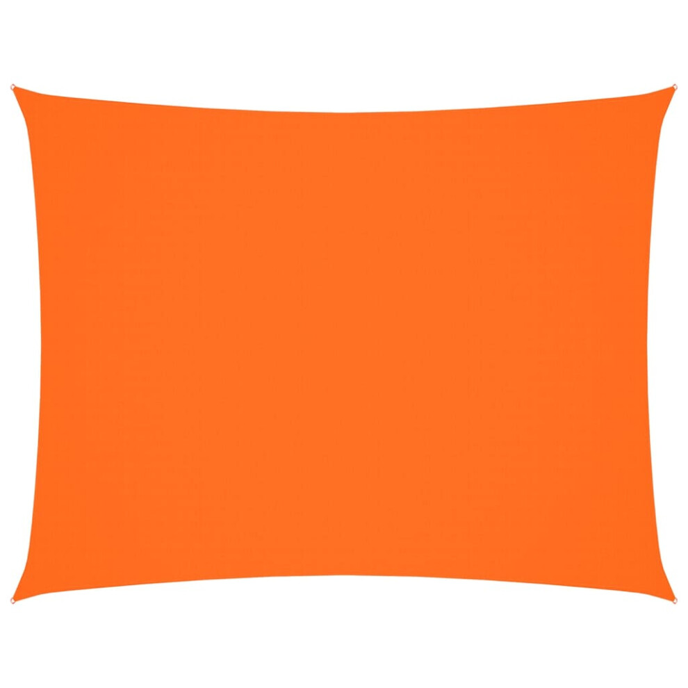 Vidaxl (Orange, 4 X 6 M) Sunshade Sail Oxford Fabric Rectangular Patio Shade Sunscreen Canopy