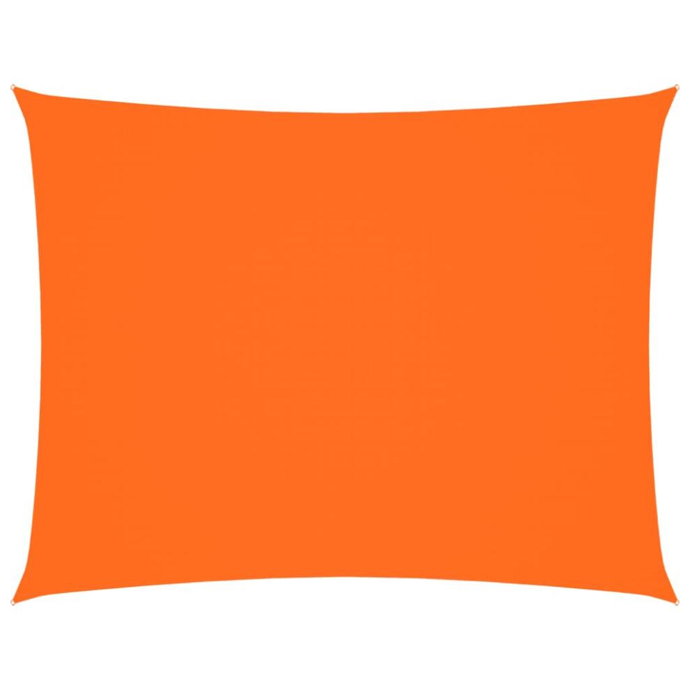 Vidaxl (Orange, 2.5 X 3.5 M) Sunshade Sail Oxford Fabric Rectangular Patio Shade Sunscreen Canopy