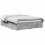 VidaXL vidaXL Bed Frame with Drawers Bed Concrete Grey 140x190 cm Engineered Wood 1