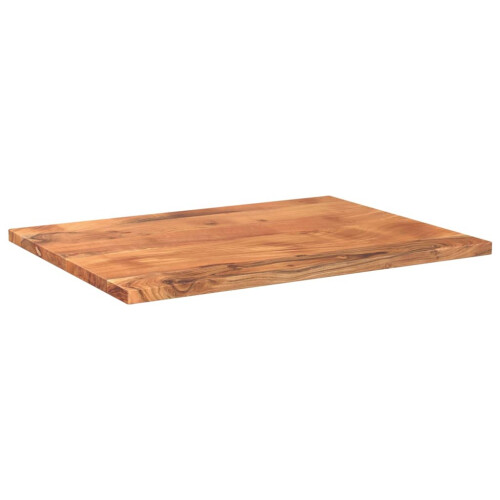 VidaXL (acacia wood(natural), 90 x 50 cm/ 25 mm) vidaXL Table Top Replacement Board Dining Table Top Rectangular Solid Wood 1