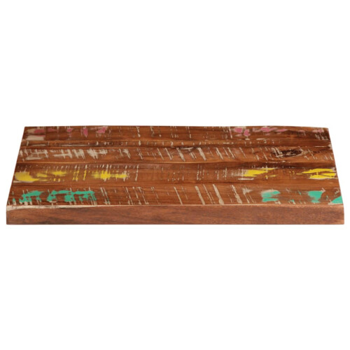 VidaXL (reclaimed wood(multicolour), 60 x 50 cm/ 25 mm) vidaXL Table Top Replacement Board Dining Table Top Rectangular Solid Wood 2