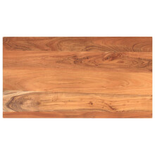 (acacia wood(natural), 100 x 50 cm/ 25 mm) vidaXL Table Top Replacement Board Dining Table Top Rectangular Solid Wood