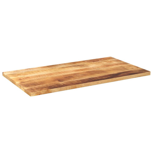 VidaXL (rough mango wood(natural), 100 x 70 cm/ 25 mm) vidaXL Table Top Replacement Board Dining Table Top Rectangular Solid Wood 1