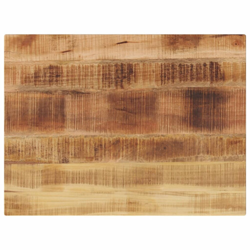 VidaXL (rough mango wood(natural), 80 x 70 cm/ 15 mm) vidaXL Table Top Replacement Board Dining Table Top Rectangular Solid Wood