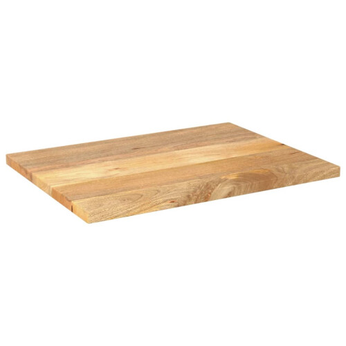 VidaXL (mango wood(natural), 90 x 60 cm/ 38 mm) vidaXL Table Top Replacement Board Dining Table Top Rectangular Solid Wood 1