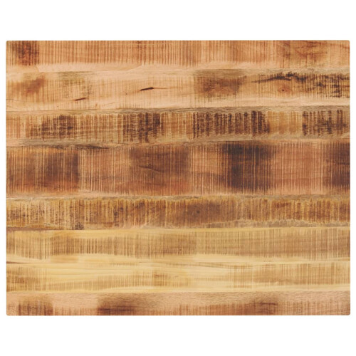 VidaXL (rough mango wood(natural), 90 x 80 cm/ 38 mm) vidaXL Table Top Replacement Board Dining Table Top Rectangular Solid Wood