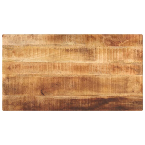 VidaXL (rough mango wood(natural), 110 x 70 cm/ 25 mm) vidaXL Table Top Replacement Board Dining Table Top Rectangular Solid Wood