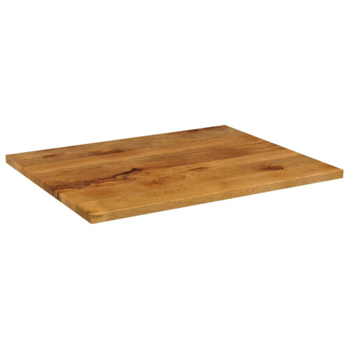 VidaXL (mango wood(oak finish), 90 x 80 cm/ 38 mm) vidaXL Table Top Replacement Board Dining Table Top Rectangular Solid Wood 1