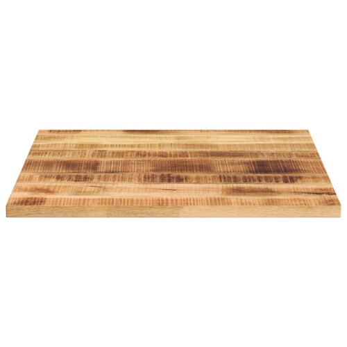 VidaXL (rough mango wood(natural), 80 x 80 cm/ 38 mm) vidaXL Table Top Replacement Board Dining Table Top Rectangular Solid Wood 2