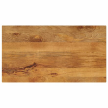 (mango wood(oak finish), 100 x 70 cm/ 38 mm) vidaXL Table Top Replacement Board Dining Table Top Rectangular Solid Wood