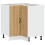 VidaXL vidaXL Kitchen Corner Base Cabinet Lucca Artisan Oak Engineered Wood 1
