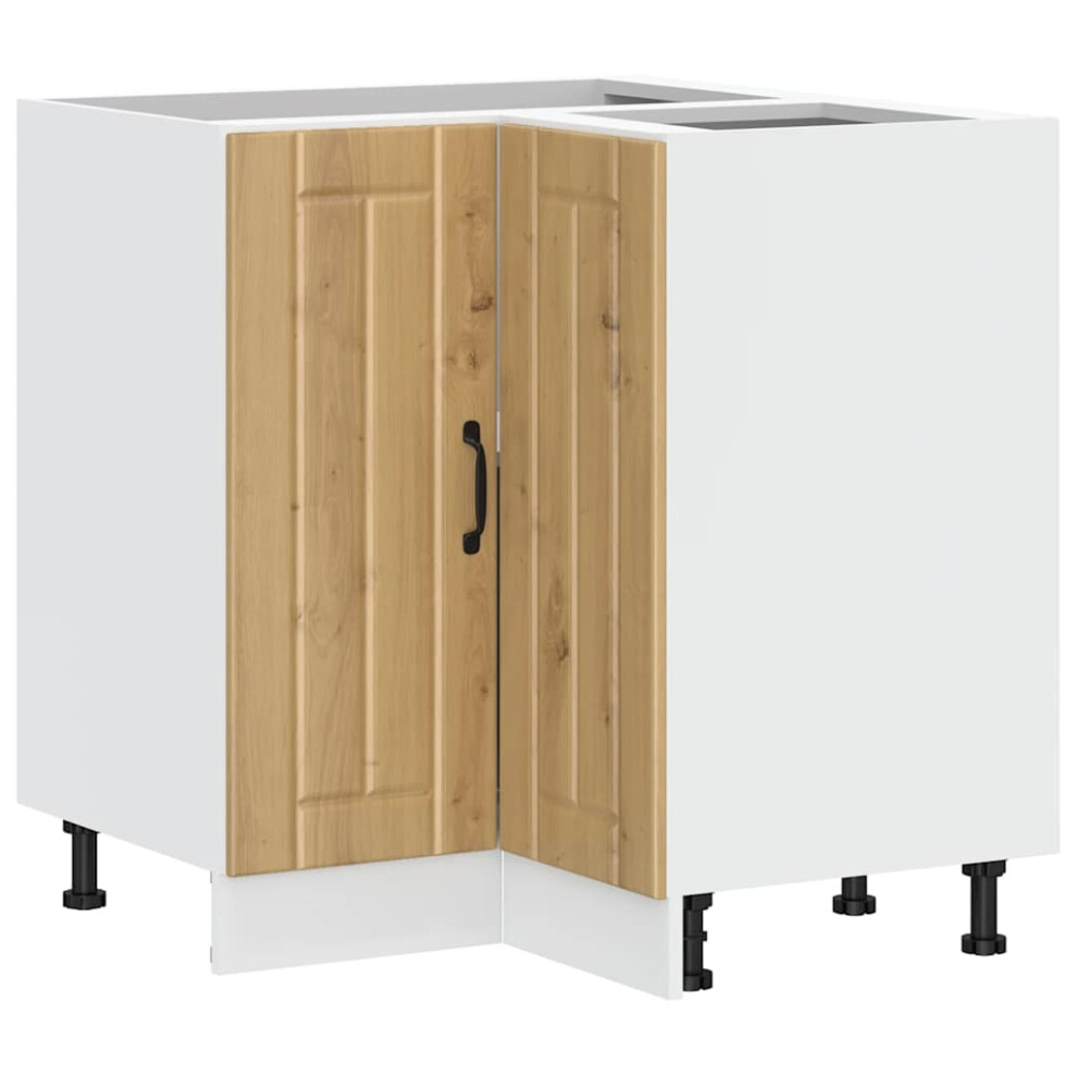 Vidaxl Kitchen Corner Base Cabinet Lucca Artisan Oak Engineered Wood
