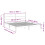 VidaXL vidaXL Extra Long Bed Frame without Mattress Bed Base 200x220 cm Solid Wood 9