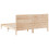 VidaXL vidaXL Extra Long Bed Frame without Mattress Bed Base 200x220 cm Solid Wood 6