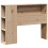 VidaXL vidaXL Bookcase Bed without Mattress Home Bed Base 75x190cm Solid Wood Pine 7