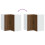 VidaXL vidaXL Kitchen Wall Corner Cabinet Kalmar Brown Oak Engineered Wood 8