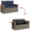 VidaXL vidaXL 7-tlg. Garten-Sofagarnitur mit Kissen Grau Poly Rattan 10