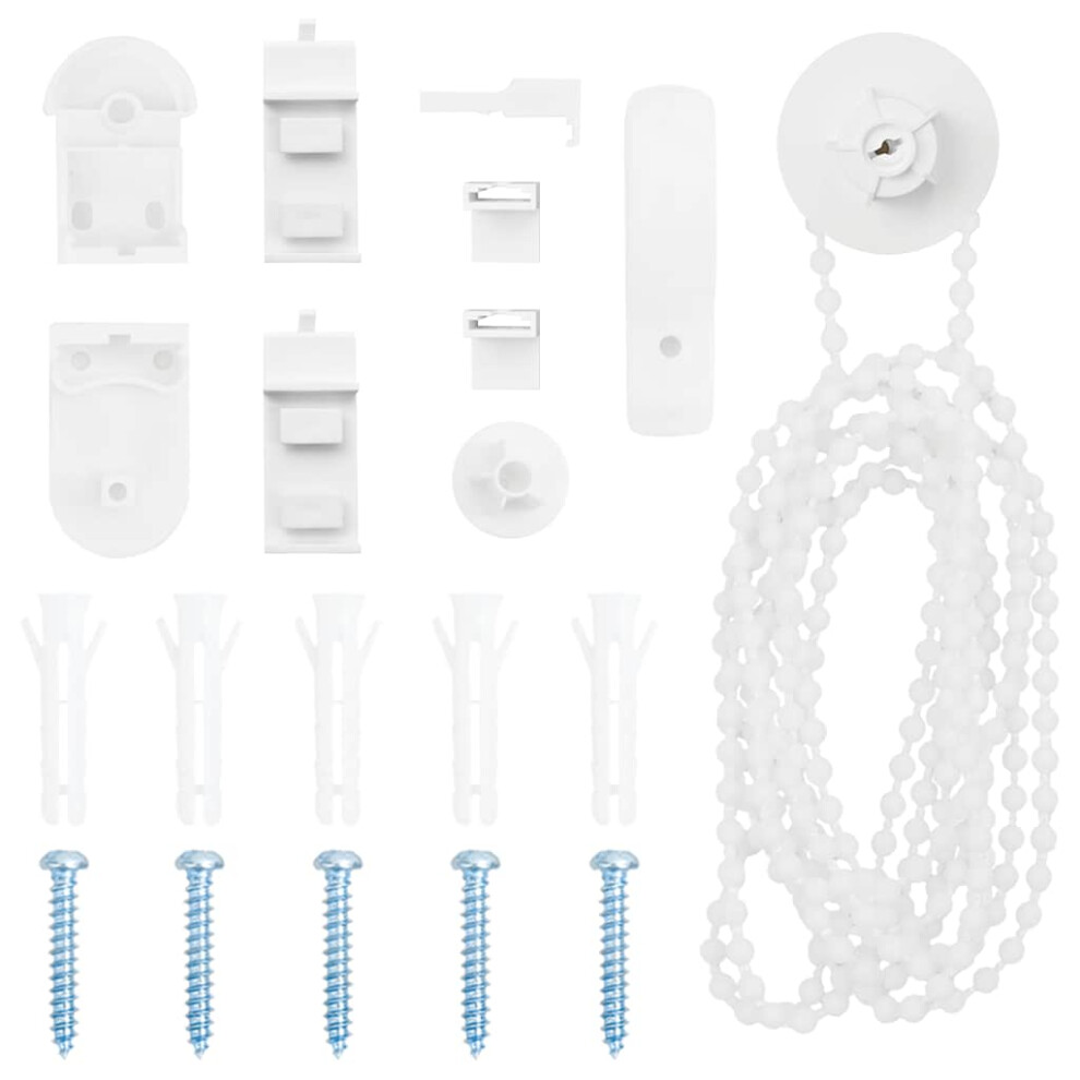 Vidaxl 20 Piece Roller Blind Fittings 25 Mm Roller Blind Bracket