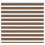VidaXL vidaXL Zebra Blind Brown 155x150 cm Fabric Width 150.9 cm Polyester 1