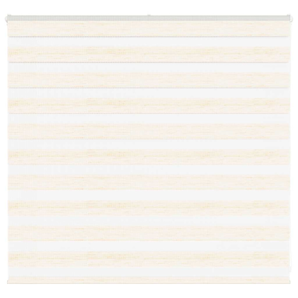 vidaXL Zebra Blind Marble Beige 155x100 cm Fabric Width 150.9 cm Polyester