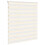 VidaXL vidaXL Zebra Blind Marble Beige 135x100 cm Fabric Width 130.9 cm Polyester 3