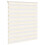 VidaXL vidaXL Zebra Blind Marble Beige 135x150 cm Fabric Width 130.9 cm Polyester 3