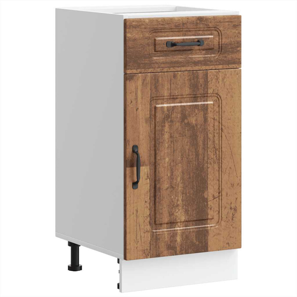 Vidaxl Kitchen Base Cabinet Kalmar Old Wood Engineered Wood Sink Base Cabinet